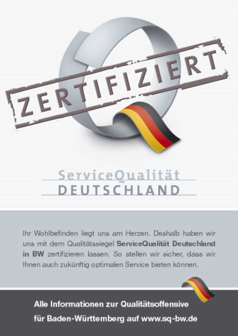 Service Qualität Baden Württemberg